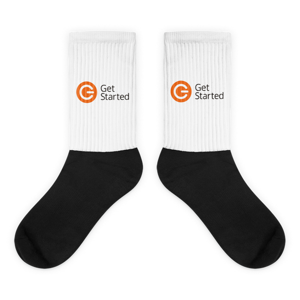 Black foot socks